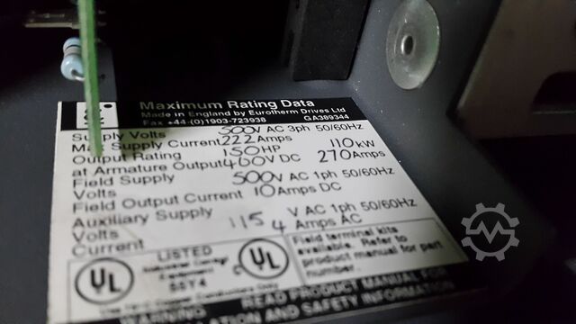 DC drive Eurotherm Drives  590 Digital 150HP/ 110KW