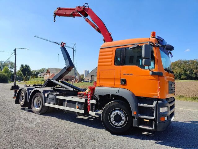 Hakenarmsystem MAN TGA 28.310 Container / Fassi F130