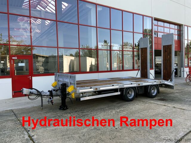 Low loader trailer Möslein TT21-7,2 Hydr  21 t Tandemtieflader, hydr. Rampen, NEU
