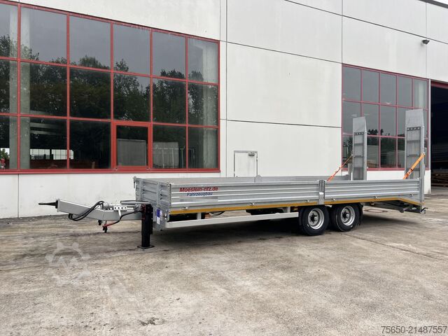 Low loader trailer Möslein TTT 11- 7,28  Neuer Tandemtieflader, 7,28 m Ladefläche