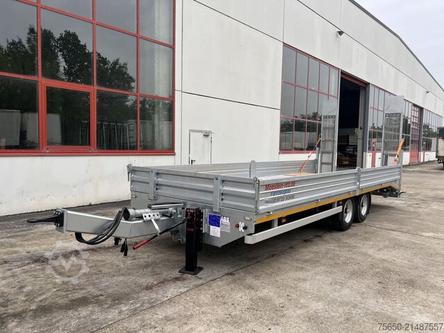 Low loader trailer Möslein TTT 11- 7,28  Neuer Tandemtieflader, 7,28 m Ladefläche