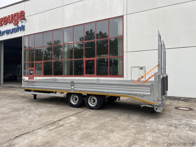 Low loader trailer Möslein TTT 11- 7,28  Neuer Tandemtieflader, 7,28 m Ladefläche