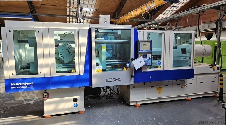Injection molding machine KraussMaffei KM 120-380 EX