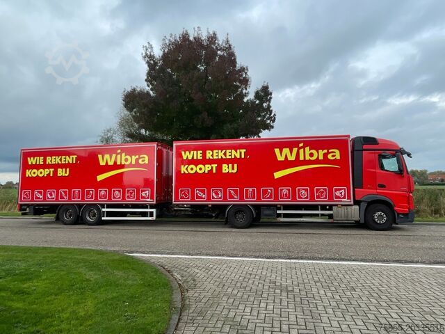 Box body Mercedes-Benz Actros 1936 Closed Box Combination / Hertogs Tr...