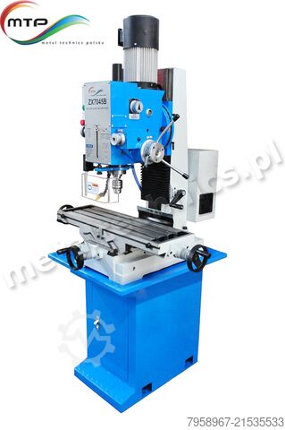 Bohr- und Fräsmaschine ZX7045B 45 mm VAR Metal Technics Polska WIERTARKO-FREZARKA MTP ZX7045B