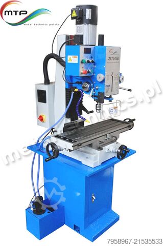 Bohr- und Fräsmaschine ZX7045B 45 mm VAR Metal Technics Polska WIERTARKO-FREZARKA MTP ZX7045B