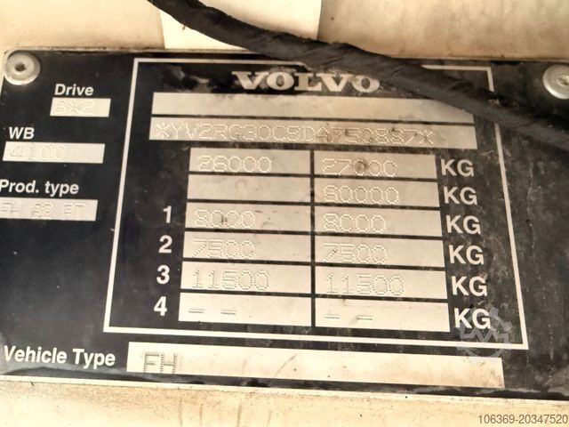 Standard tractor unit VOLVO FH500 6x2/2 Globetrotter Euro 5
