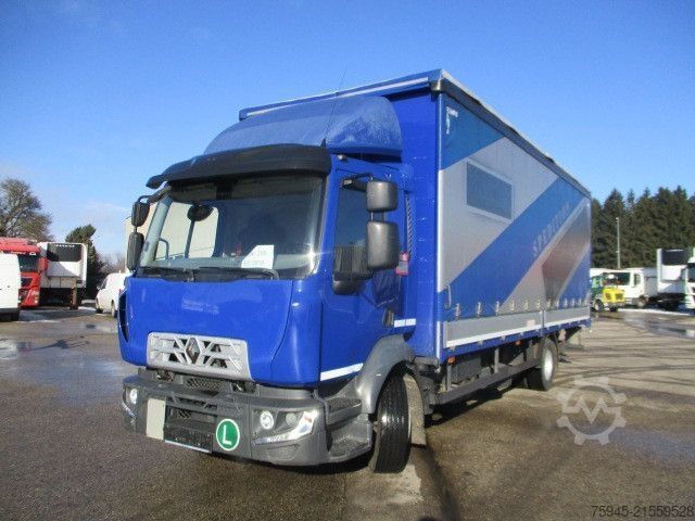 LKW mit Pritsche & Plane RENAULT D12/280, LBW, TÜV 10/2026