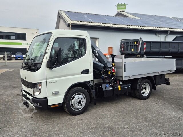 Pritschenwagen Fuso 3S15 Alu Pritsche 2.80 Ladekran Funk sofort verfügbar!