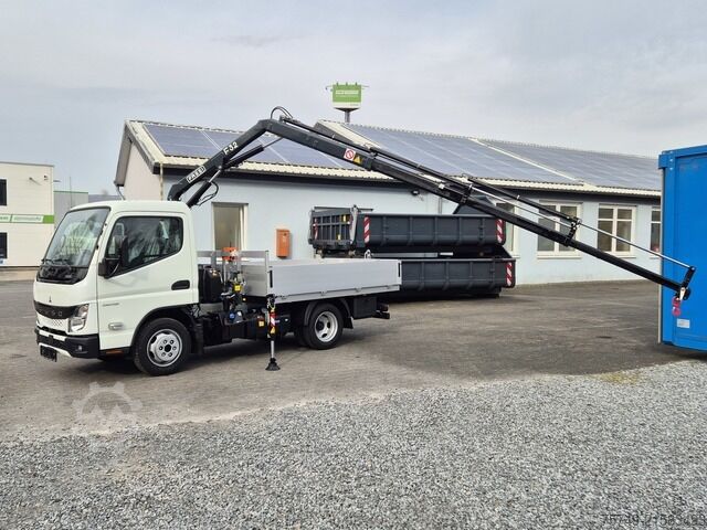 Pritschenwagen Fuso 3S15 Alu Pritsche 2.80 Ladekran Funk sofort verfügbar!