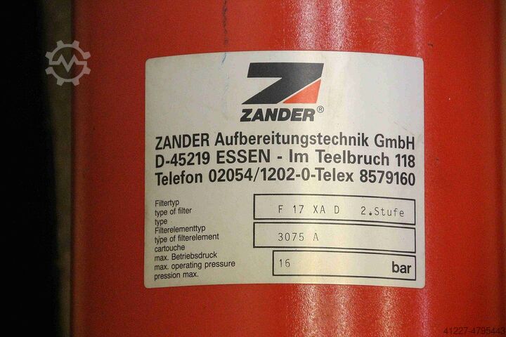Compressed air filter Zander F17
