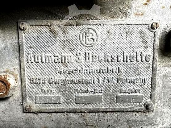 Brechmaschinen Aulmann & Beckschulte puinbreker 1981 Aulmann & Beckschulte 