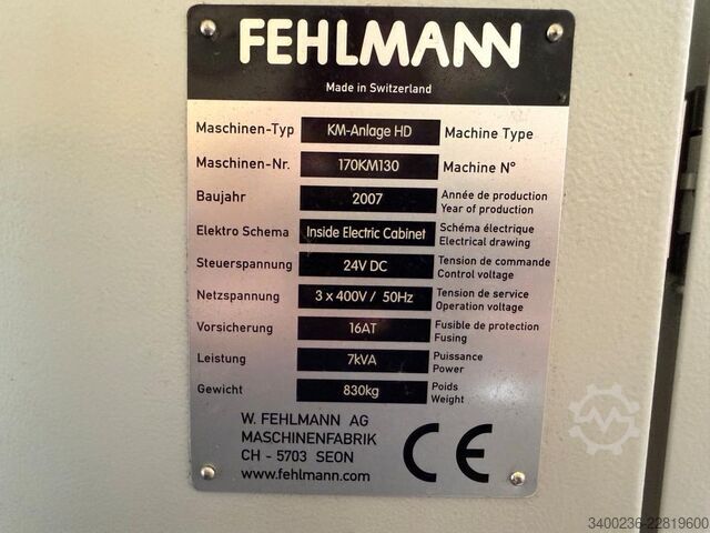 2007 Fehlmann PICOMAX 95 CNC machining center Fehlmann PICOMAX 95