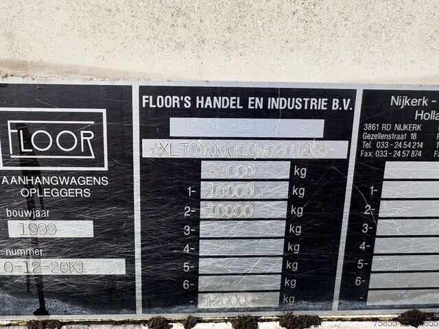 Koffer Floor 2- Flower Sales Trailer 2-Axle / Box / Koffer /...