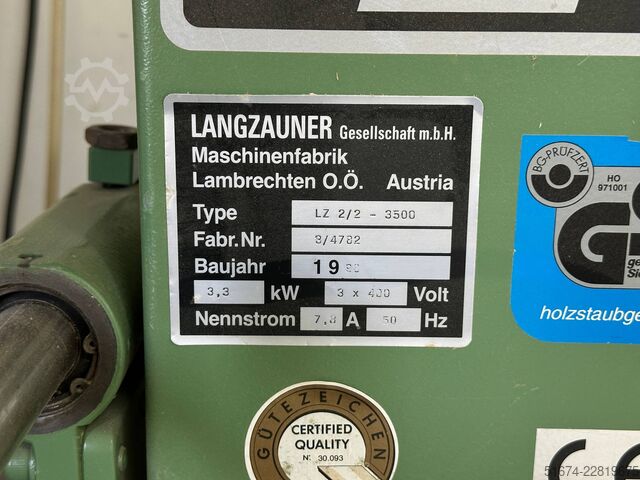 Furniersäge Langzauner LZ 2/2 - 3500