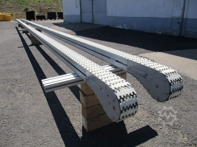 Chain conveyor system conveyor belt (1685) FLEXLINK Aluminium-Fördersysteme Kunststoffketten