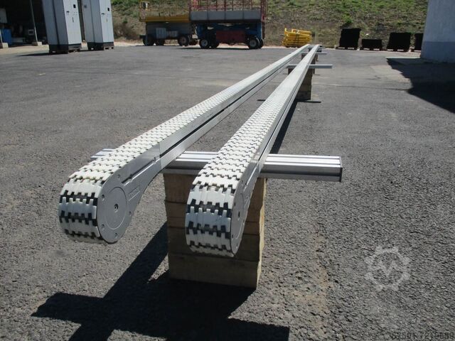 Chain conveyor system conveyor belt (1685) FLEXLINK Aluminium-Fördersysteme Kunststoffketten
