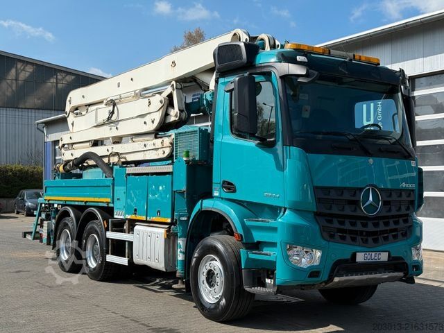 Concrete pump truck MERCEDES-BENZ AROCS 2844 6x4 Euro 6 Betonpumpe SERMAC 5Z33