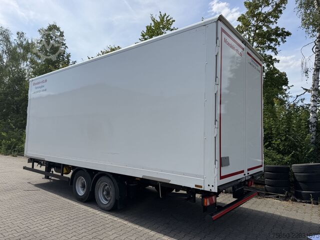 Box trailer Möslein TKO 105 D 7m weiß  Tandem- Koffer, Durchladbar, wenig benutzt