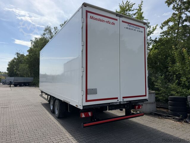 Box trailer Möslein TKO 105 D 7m weiß  Tandem- Koffer, Durchladbar, wenig benutzt
