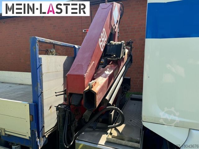 Truck mounted crane RENAULT Midlum 220 HMF 683 K4 15m-400 Kg Funk Seilwinde