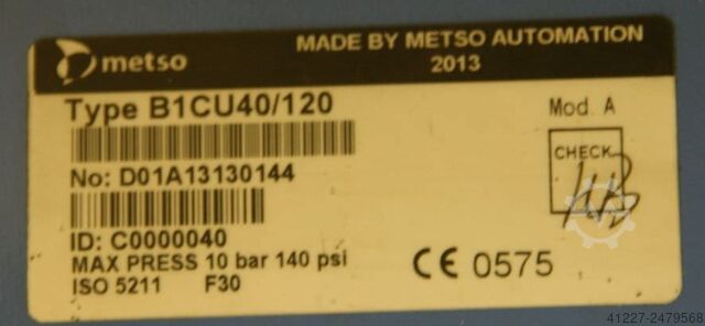 Pneumatic actuators metso B1CU40/120