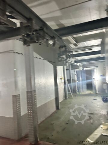 Alloy twin track meat rail system Rails Twintrack meat rail system