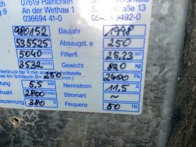 Entstauber Nestro NE 250 P links