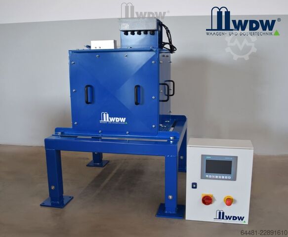 Container flow scale for pellets WDW Waagen- und Dosiertechnik GmbH DW-15-NS Durchlaufwaage