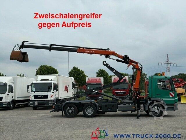 Roll-off tipper truck Mercedes-Benz 2024 Atlas Abroller Atlas Kran FB Nur77.937 KM