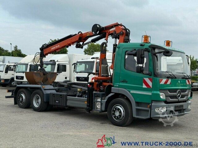 Roll-off tipper truck Mercedes-Benz 2024 Atlas Abroller Atlas Kran FB Nur77.937 KM