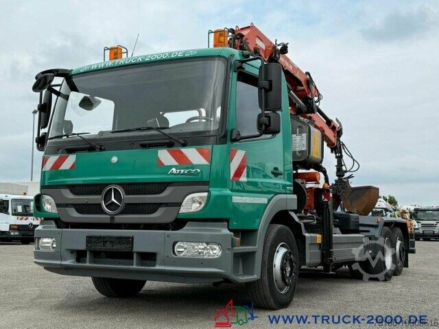 Roll-off tipper truck Mercedes-Benz 2024 Atlas Abroller Atlas Kran FB Nur77.937 KM