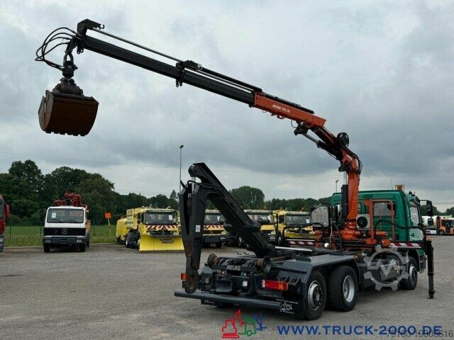Roll-off tipper truck Mercedes-Benz 2024 Atlas Abroller Atlas Kran FB Nur77.937 KM