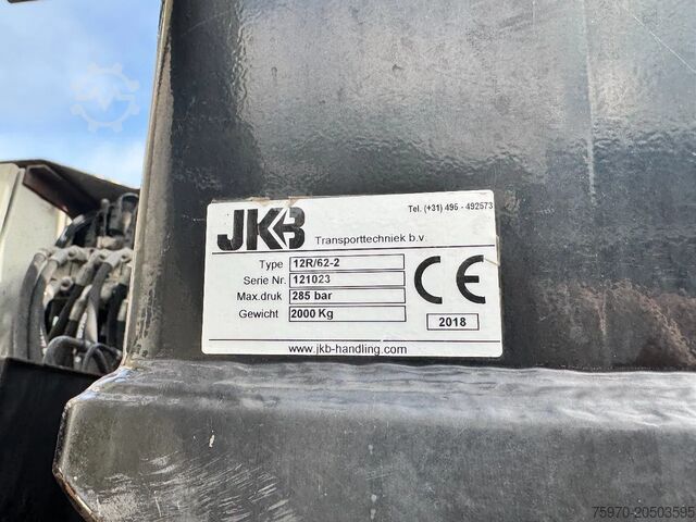 Loading platform KWB + JKB 12R KRAAN + ROTATOR + ALU BORDEN