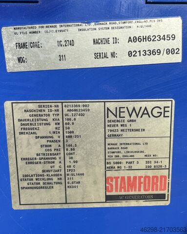 Used CHP Unit SEnergie GmbH G6.12TI