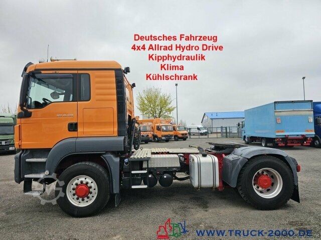 Standard tractor unit MAN TGS 18.460 4x4 (H) Kipphydr. + Bett Kühlschrank