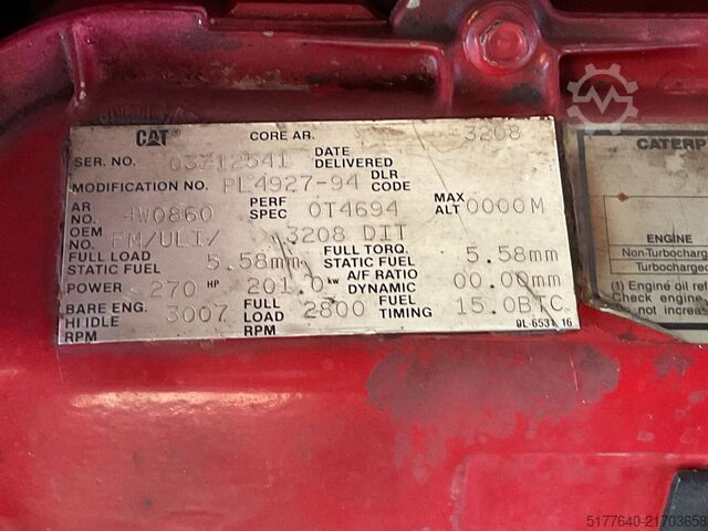 Engine Caterpillar 3208 DITA