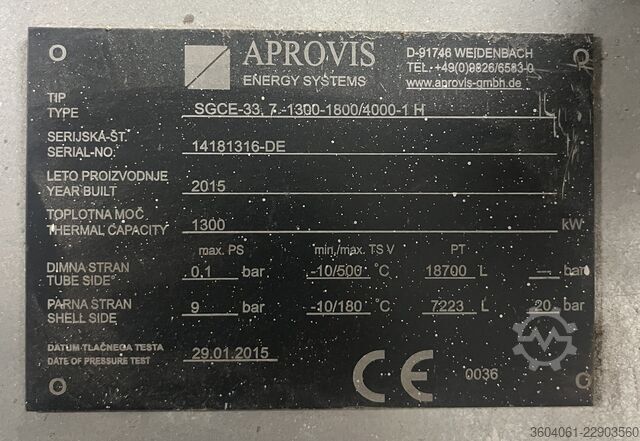 CHP Plant Capstone C1000 + APROVIS Capstone C1000