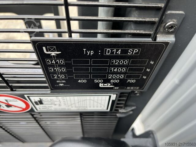 Stand-on stacker Linde D14SP