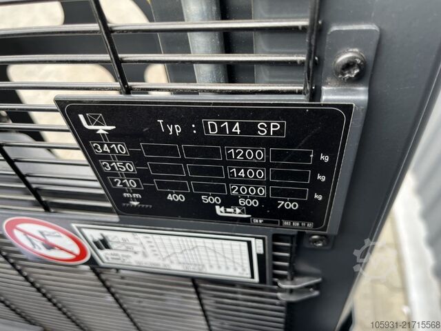 Stand-on stacker Linde D14SP