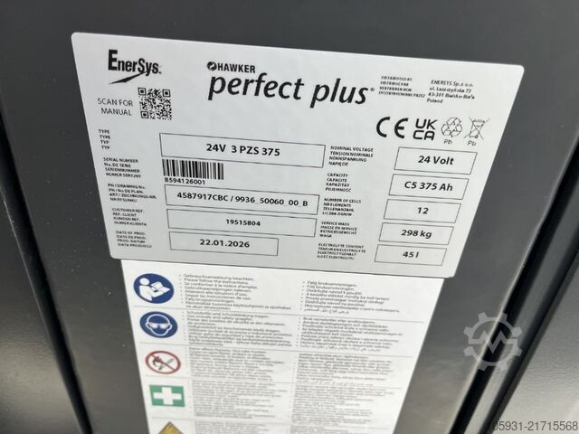 Stand-on stacker Linde D14SP