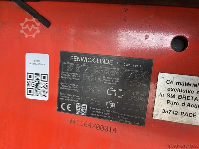 Stand-on stacker Linde D12SF