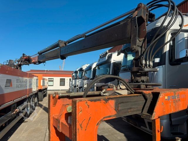 Flatbed truck MAN TGX 26.480*RETARDER*BAUSTOFF*ATLAS KRAN*KOMPLETT