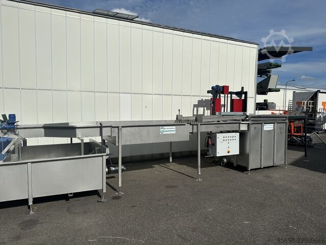 Burg AL-E 1.11 waterdumper / unloader with dryer for apples BURG AL-E-1.11-waterdumper-unloader