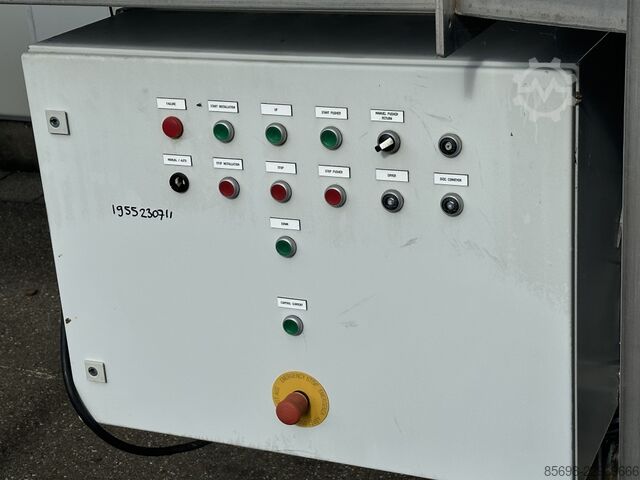 Burg AL-E 1.11 waterdumper / unloader with dryer for apples BURG AL-E-1.11-waterdumper-unloader