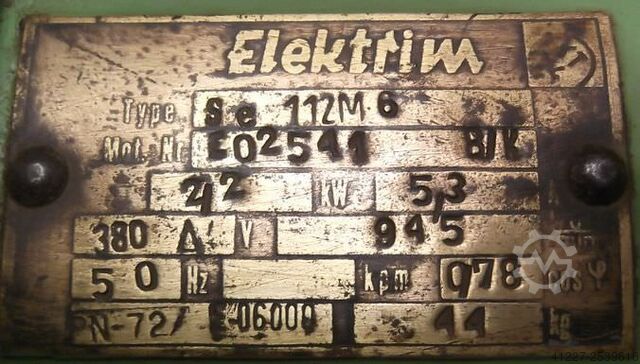 Electric motor 2.2 kW 945 Rpm Elektrim Se112M6