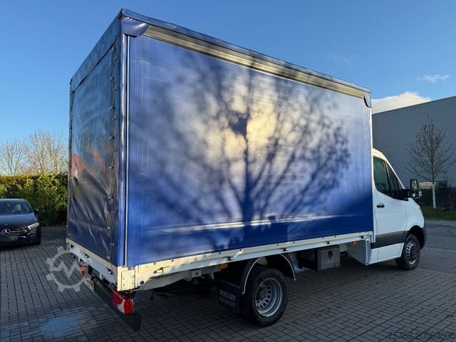 Curtain sider van MERCEDES-BENZ Sprinter 519 CDI Pritsche+Schiebeplane/Automatik