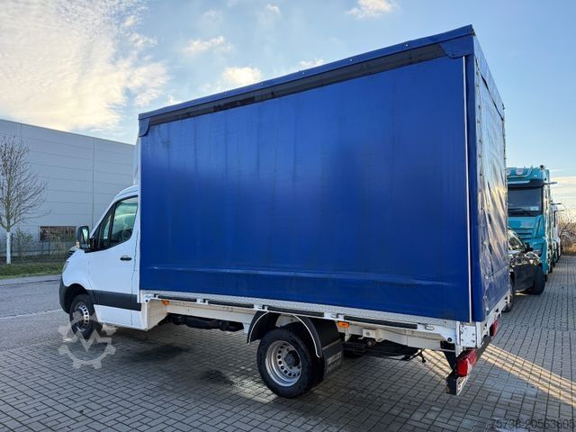 Curtain sider van MERCEDES-BENZ Sprinter 519 CDI Pritsche+Schiebeplane/Automatik
