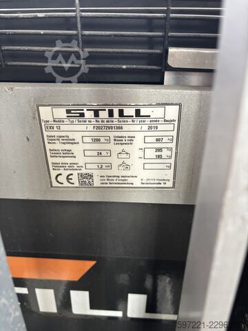 Pallet Stackers Still EXV 12 Still Silber refurbished