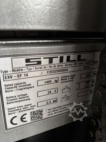 Pallet Stackers Still EXV-SF 14 Li-Ion Still Silber refurbished